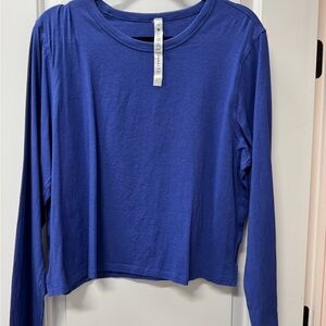 lululemon athletica Royal Blue Long Sleeve Top